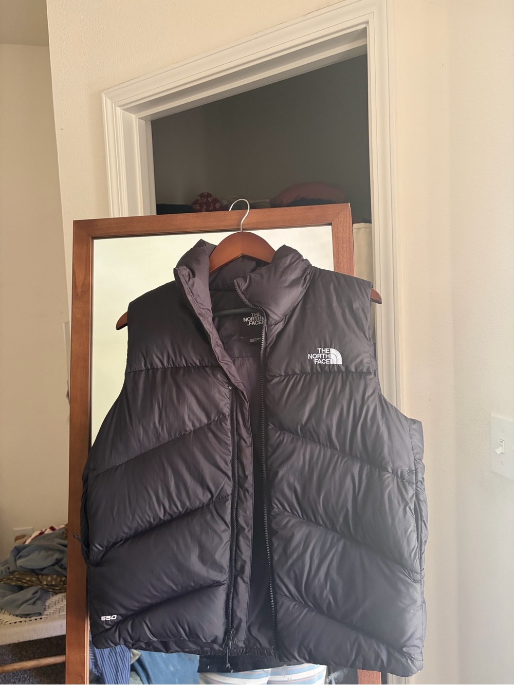 The North Face Black Puffer Vest